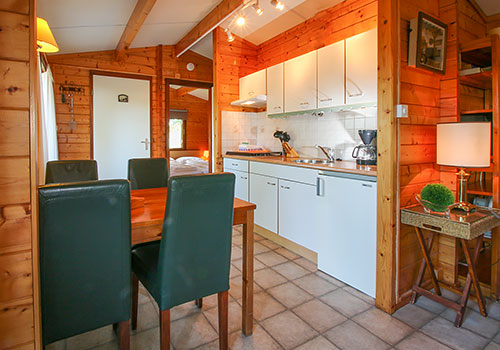 Foto van de keuken in Vakantiehuisje Libelle bij Ootmarsum